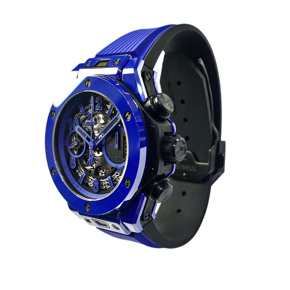 Hublot Big Bang Unico Blue Magic Ceramic Skeleton Dial 42mm 441.ES