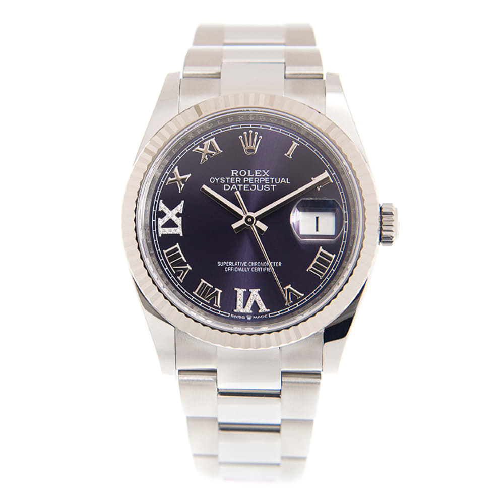 Rolex Datejust Steel Purple Dial 36mm 126234-0022 - Make an