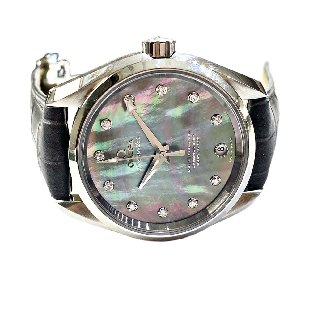 Omega Aqua Terra Steel Black Mother of Pearl Dial 38mm 231.13