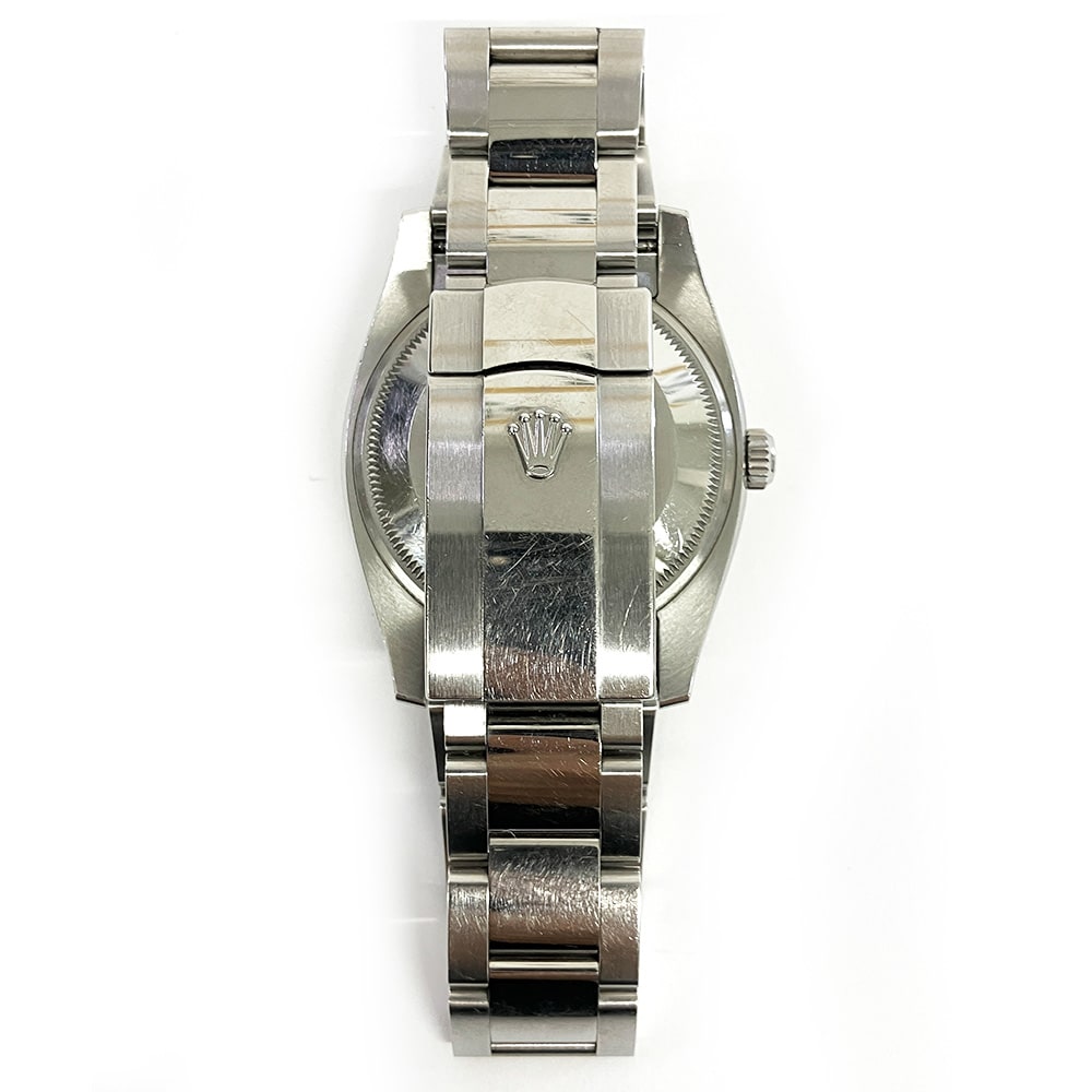 Rolex Oyster Perpetual Date Steel Silver Dial 34mm 115234-0012