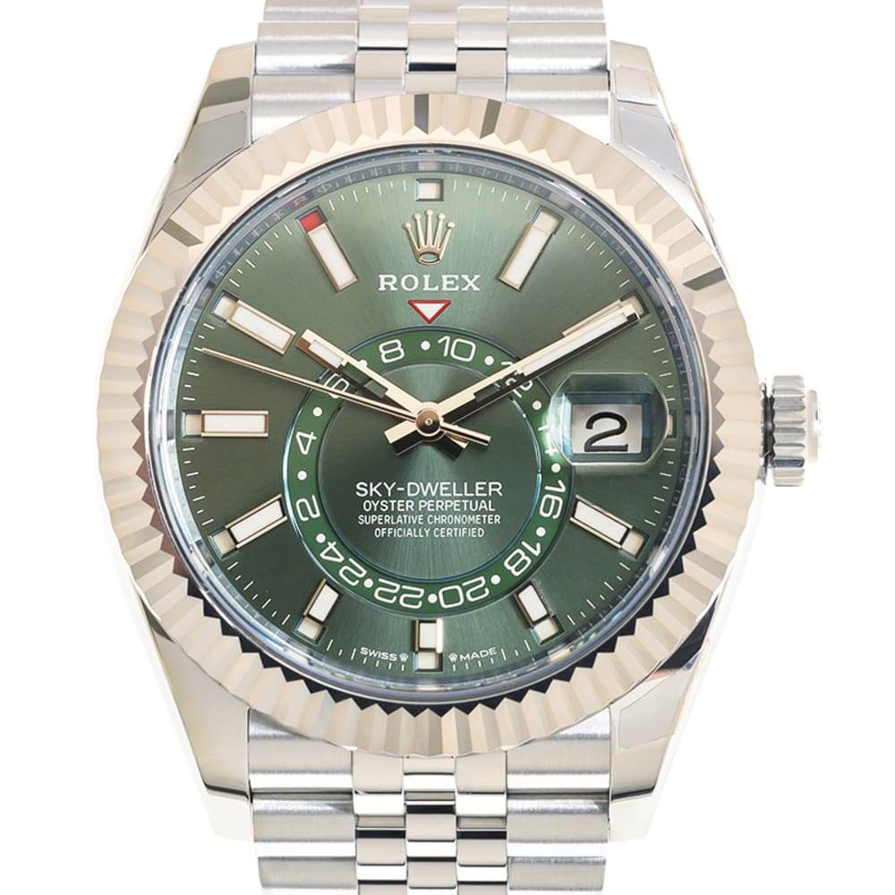 Rolex Sky-Dweller Steel Jubilee Green Dial 42mm 336934-0002