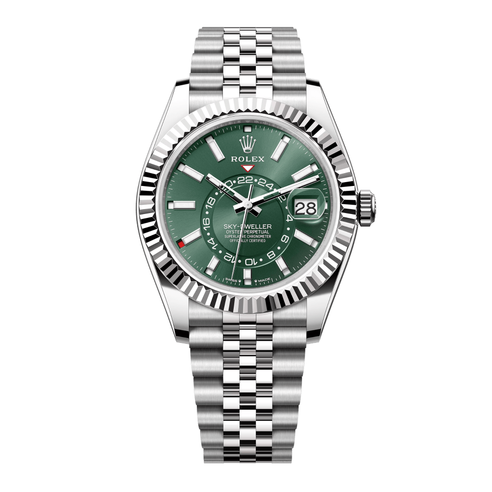 Rolex Sky-Dweller Steel Jubilee Green Dial 42mm 336934-0002 Make