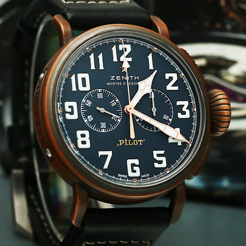 Zenith Pilot Type 20 Extra Special Chronograph Bronze Blue Dial