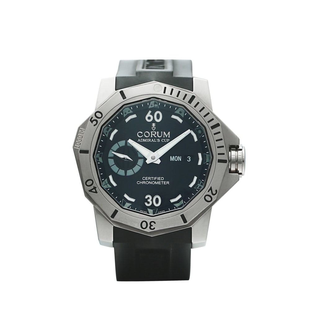 Corum Admiral's Cup Deep Hull Titanium Black Dial 46mm 947.950.04