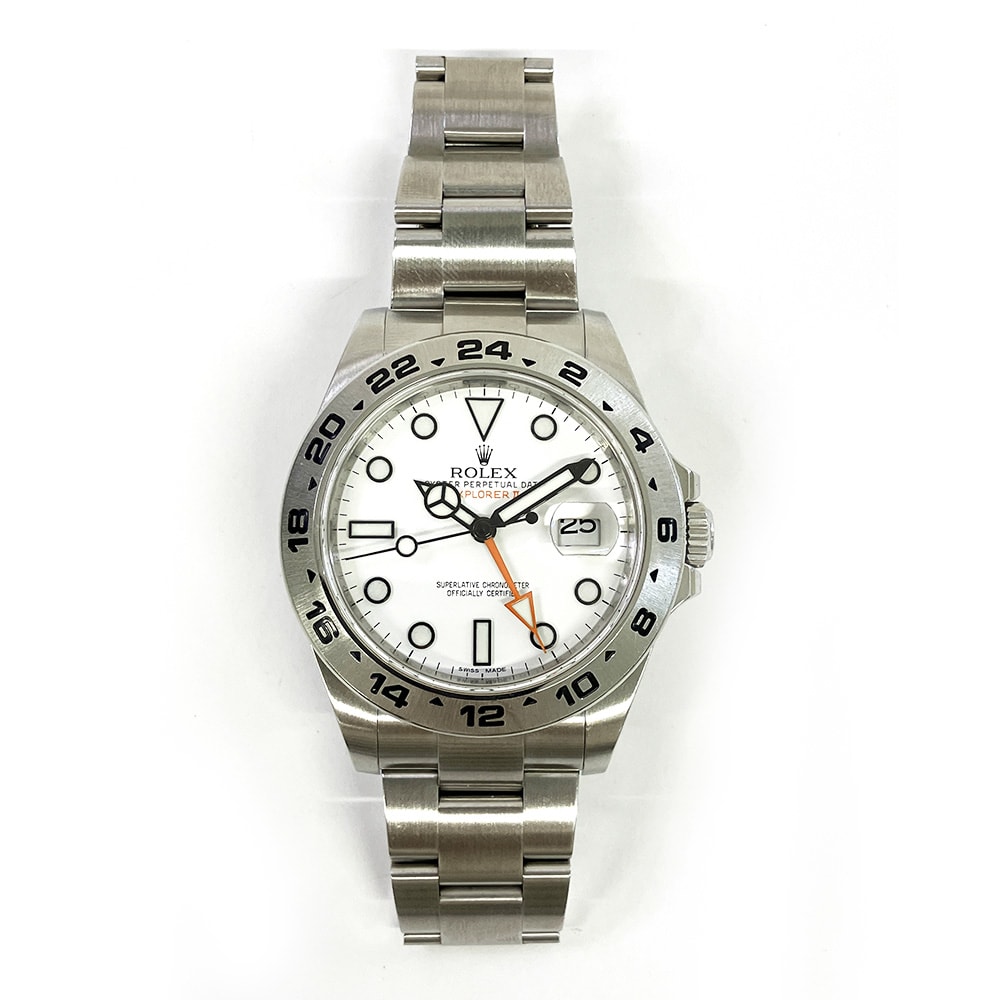Rolex Explorer II Steel White Dial 42mm 216570-0001 - Make an