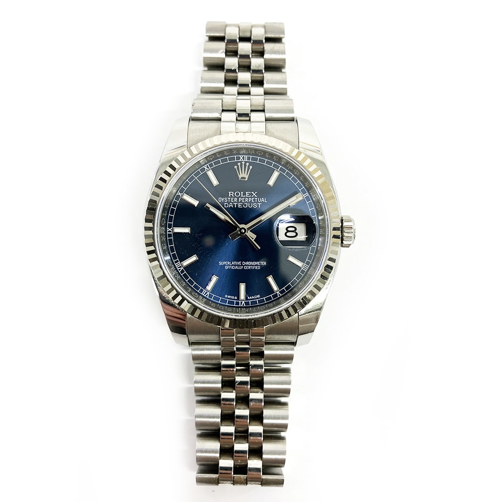 Rolex Datejust Steel Jubilee Blue Dial 36mm 116234-0139 - Make an