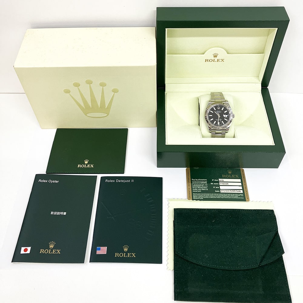 Rolex Datejust Steel Black Dial 41mm 116334 Black - Make an offer