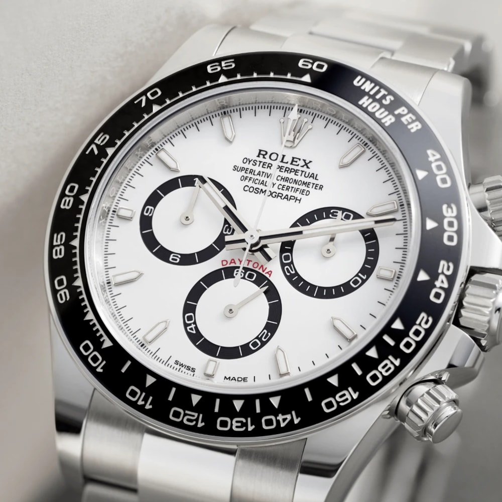 半額sale - タイムセールをお見逃しなく Rolex Daytona Steel White Dial  コーヒー