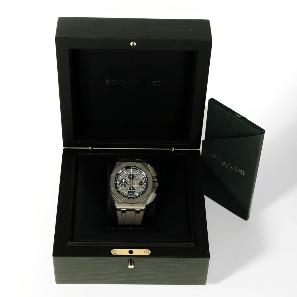 Audemars Piguet 時計用ボックス Audemars Piguet Royal Oak Offshore Titanium Grey Dial 44mm