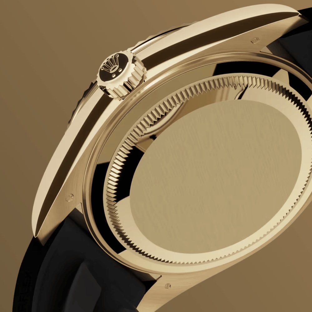 Rolex Sky-Dweller Yellow Gold Oysterflex Black Dial 42mm 336238