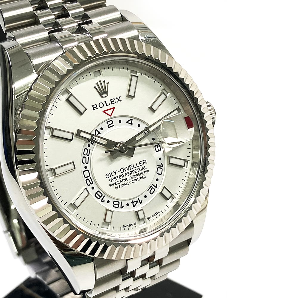 Rolex Sky-Dweller Steel Jubilee White Dial 42mm 336934-0004