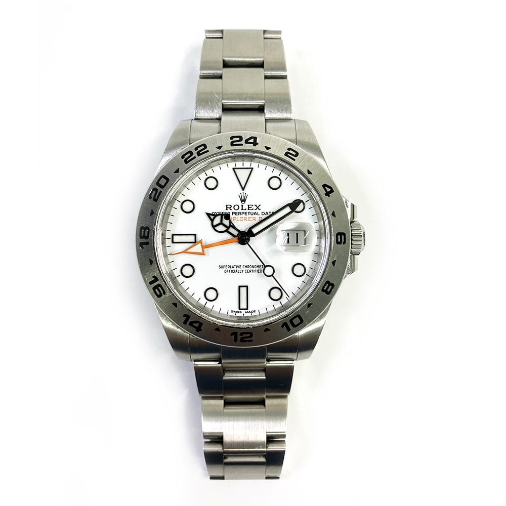 Rolex Explorer II Steel White Dial 42mm 216570-0001 - Make an