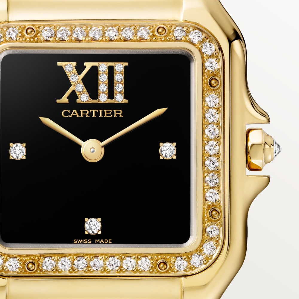 Cartier 時計 ゴールド/ブラック Cartier Panthère de Cartier Yellow Gold Black Dial 26mm WJPN0044