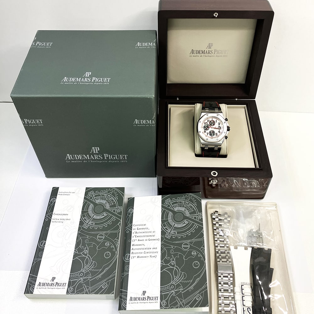 Audemars Piguet Royal Oak Offshore Chronograph Steel White Dial