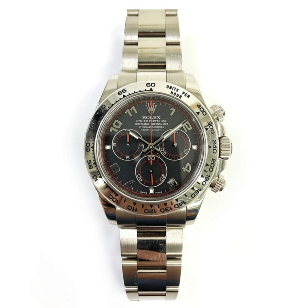 Rolex Daytona White Gold Black Racing Dial 40mm 116509-0036 - Make
