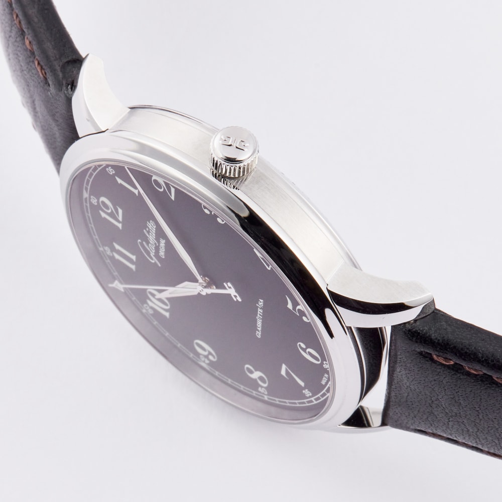 Glashutte Senator Excellence Steel Black Dial 40mm 1-36-01-03-02