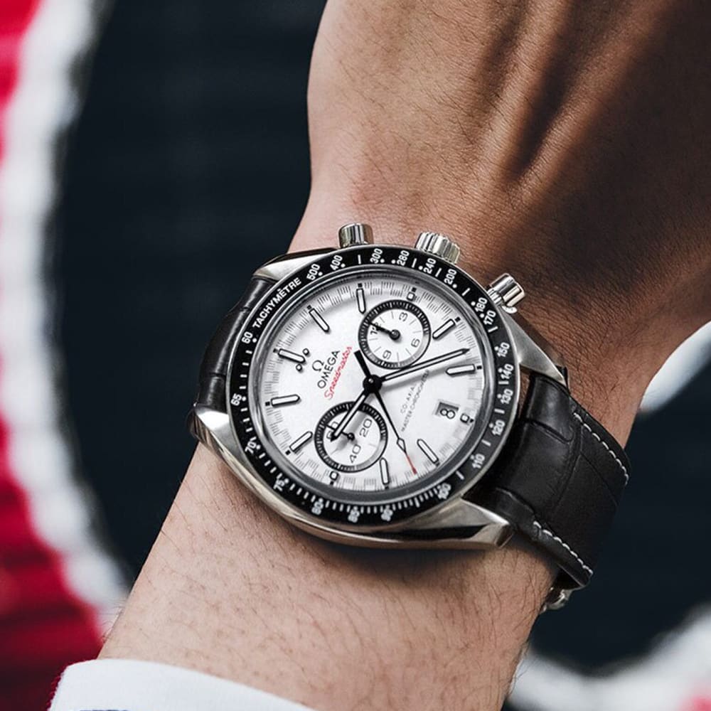 Omega Speedmaster Racing Steel White Dial 44mm 329.33.44.51.04.001