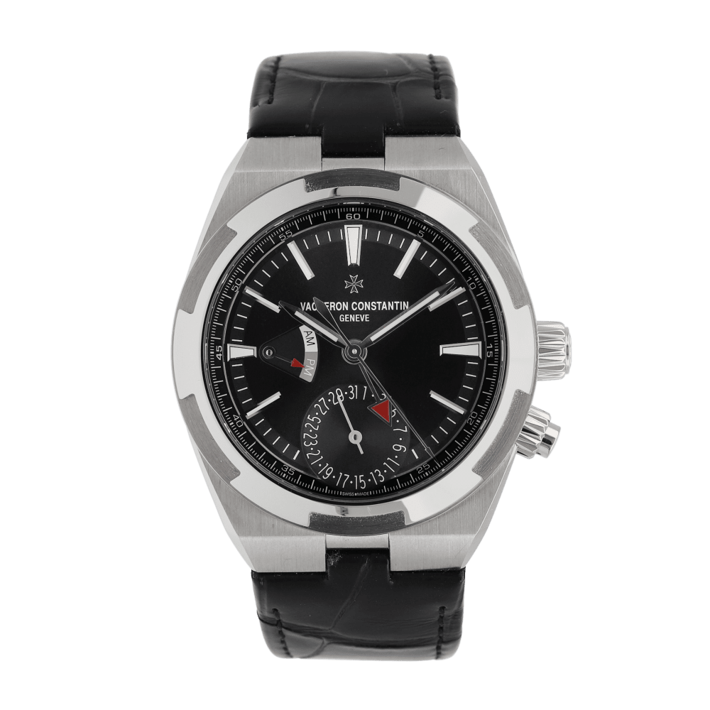 Vacheron Constantin Overseas Dual Time Steel Black Dial 41mm 7900V
