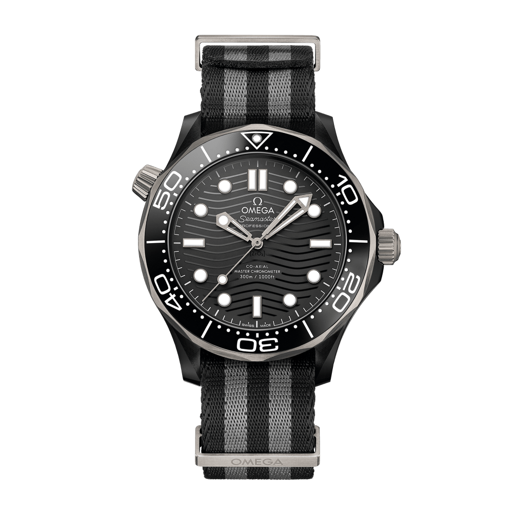 OMEGA Seamaster ブラックダイヤル 時計 Omega Seamaster Diver 300m Titanium & Ceramic Black Dial 43mm
