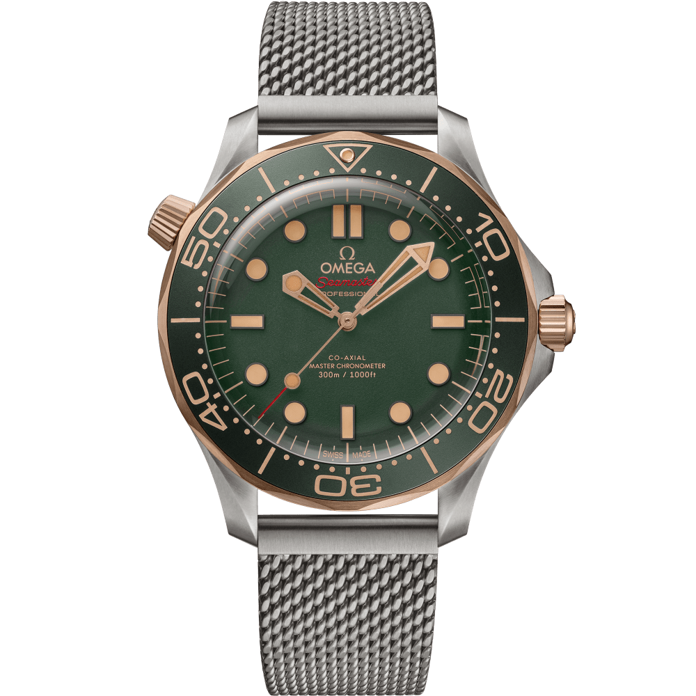 す*ん様 超劇レア！OMEGA Seamaster Professional 3 Omega Seamaster Diver 300M Titanium & Bronze Gold Green Dial 42mm