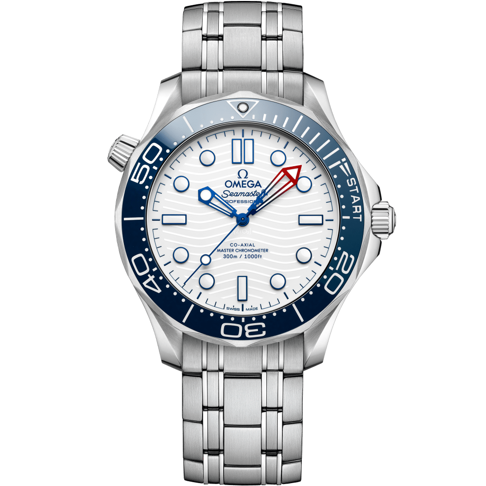 Omega Seamaster Diver 300m America's Cup Edition Steel White Dial