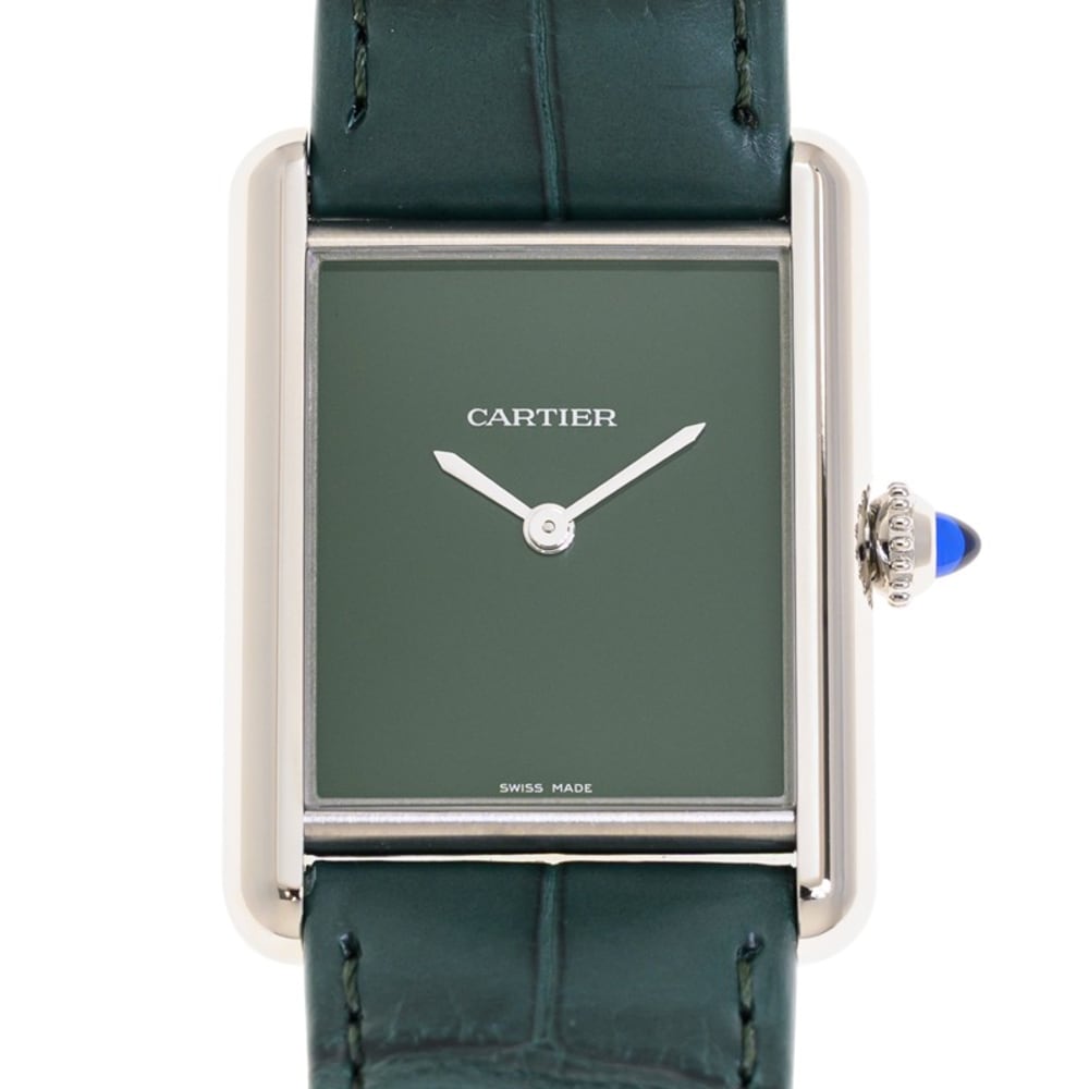 Cartier Tank Must Steel Green Dial 25mm WSTA0056 - Make an offer