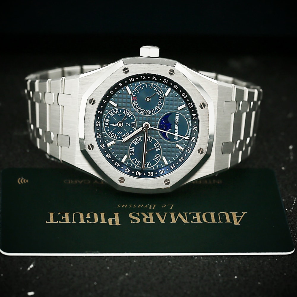 Audemars Piguet Royal Oak Perpetual Calendar Steel Blue Dial 41mm