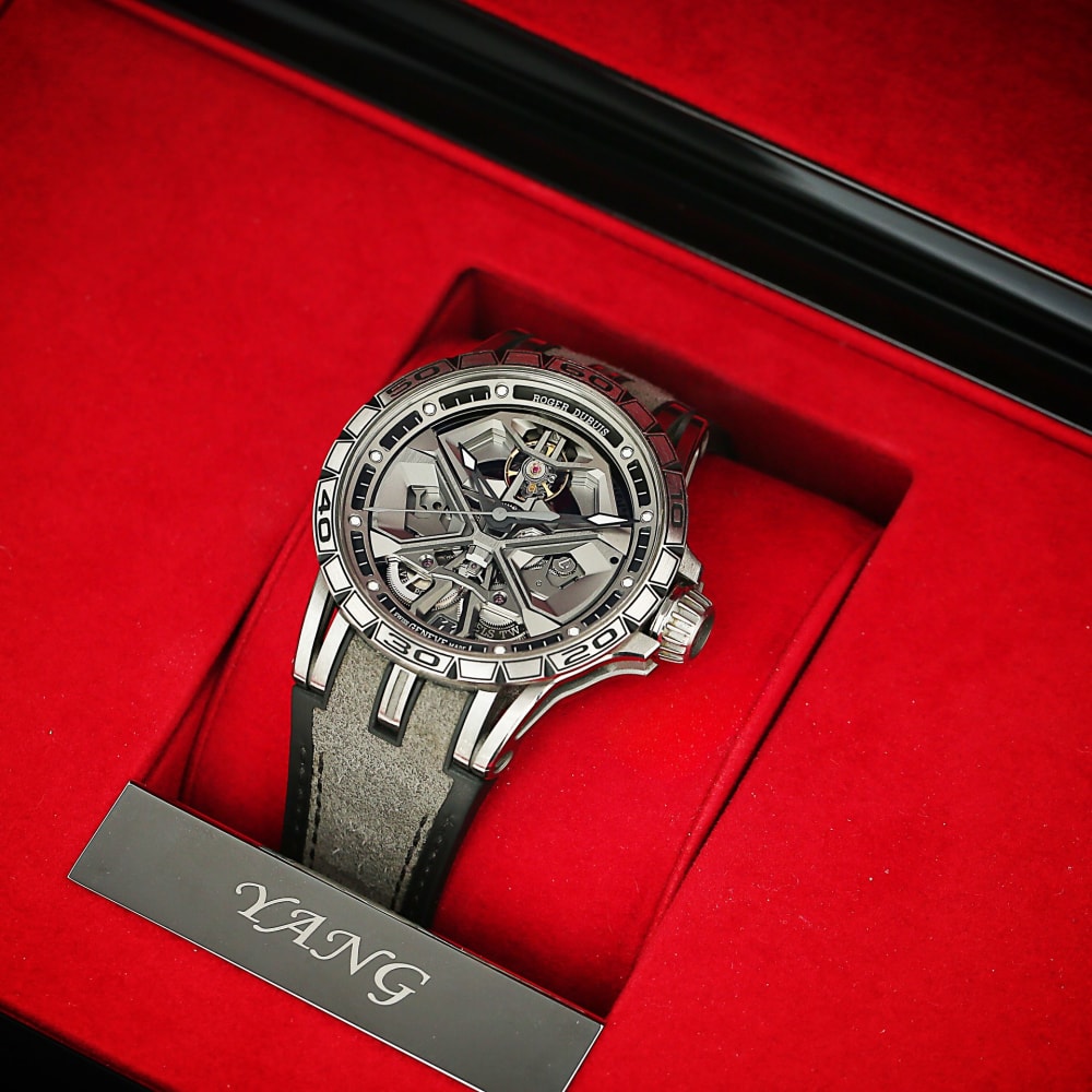 Rui Roger Dubuis Excalibur Spider Countach White Mineral