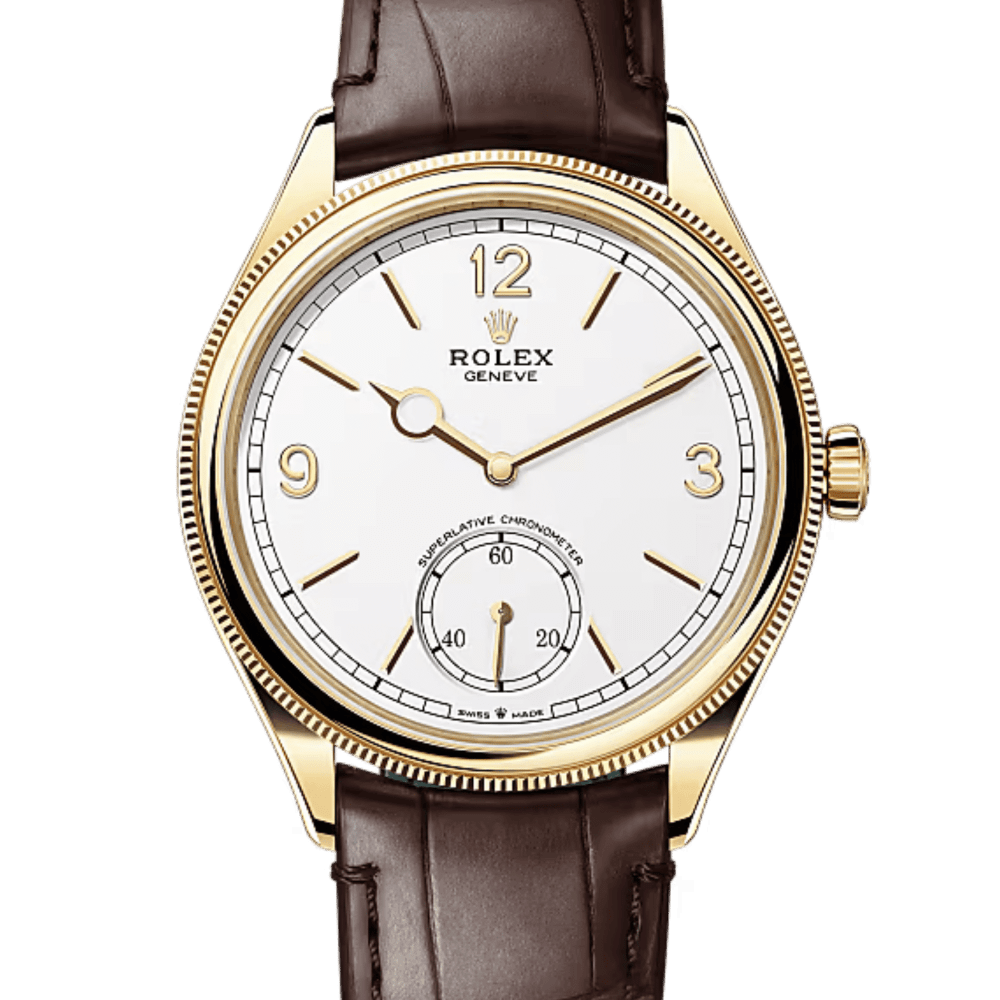 Rolex 1908 Yellow Gold White Dial 39mm 52508-0006 - Make an offer