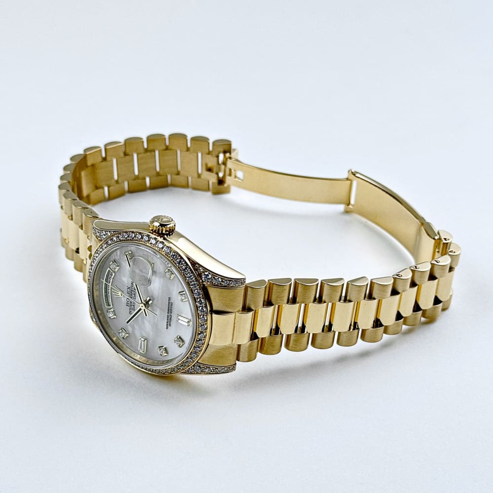 Rolex Day-Date 36 Yellow Gold White Dial 36mm 118388-0018 - Make