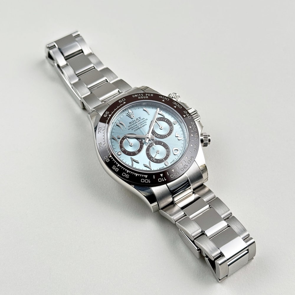 Rolex Daytona Platinum Ice Blue Dial 40mm 116506 Arabic - Make an