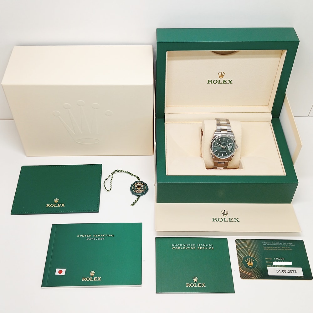 Rolex Datejust Steel Green Dial 36mm 126200-0024 - Make an offer