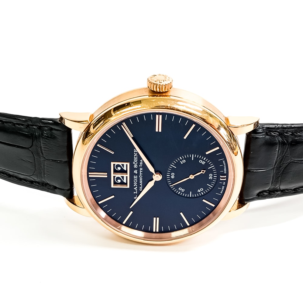 A. Lange & Söhne Saxonia Rose Gold Black Dial 37mm 381.031 - Make