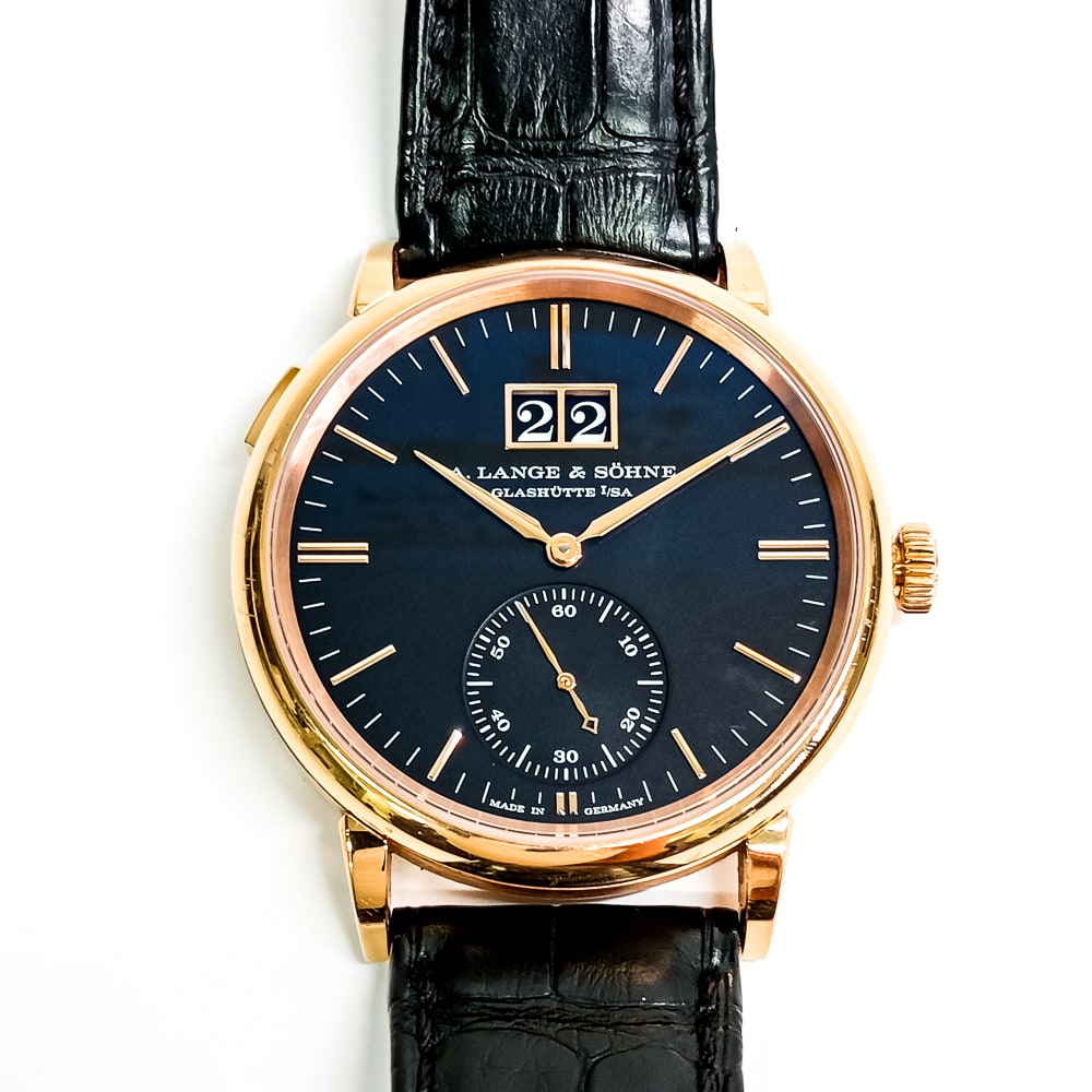 A. Lange & Söhne Saxonia Rose Gold Black Dial 37mm 381.031 - Make