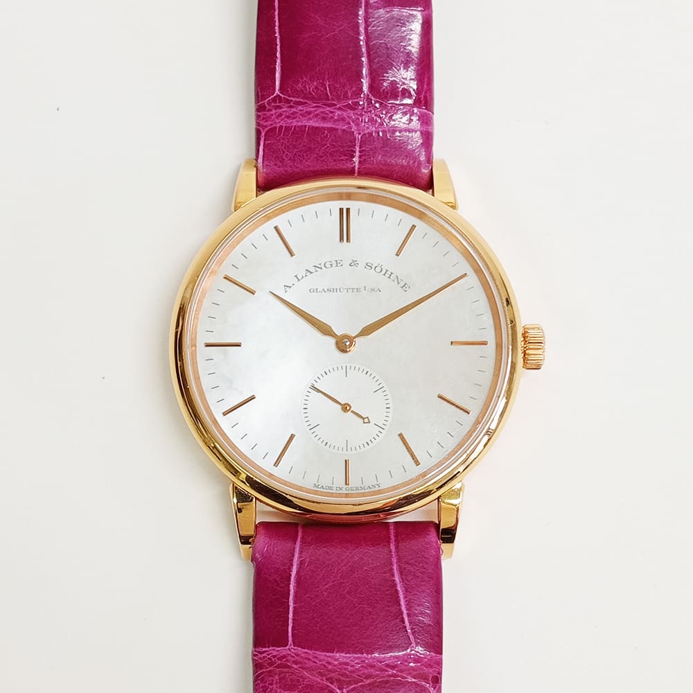 A. Lange & Söhne Saxonia Rose Gold Mother of Pearl Dial 35mm