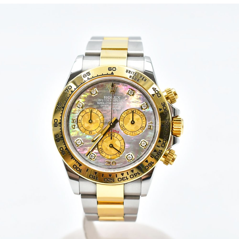 ミリタ Rolex Daytona White Gold Daytona 40mm Meteorite Dial Steel