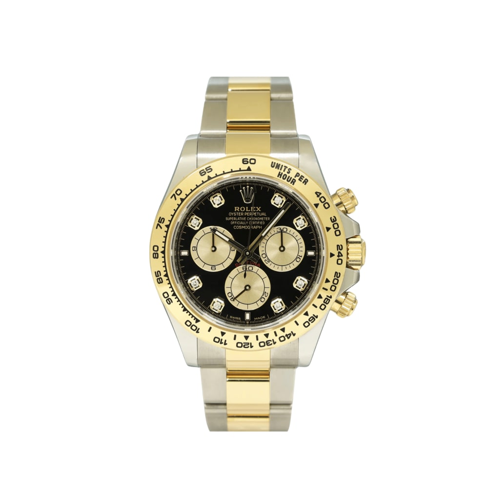 Rolex Daytona Yellow Gold & Steel Black Dial 40mm 126503-0002