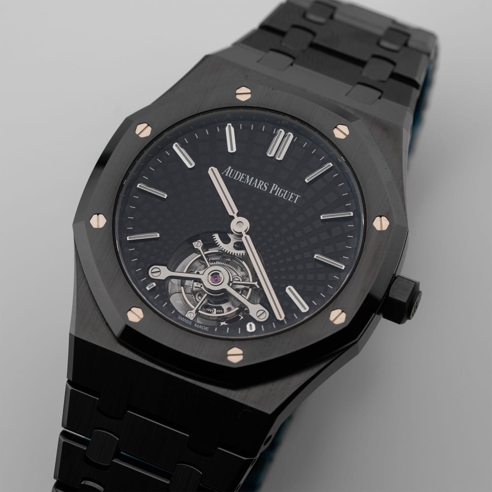 Audemars Piguet Royal Oak Ultra Thin Tourbillon Ceramic Black Dial