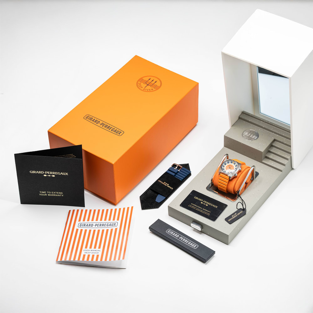 Girard-Perregaux Deep Diver Limited Edition Titanium Orange Dial