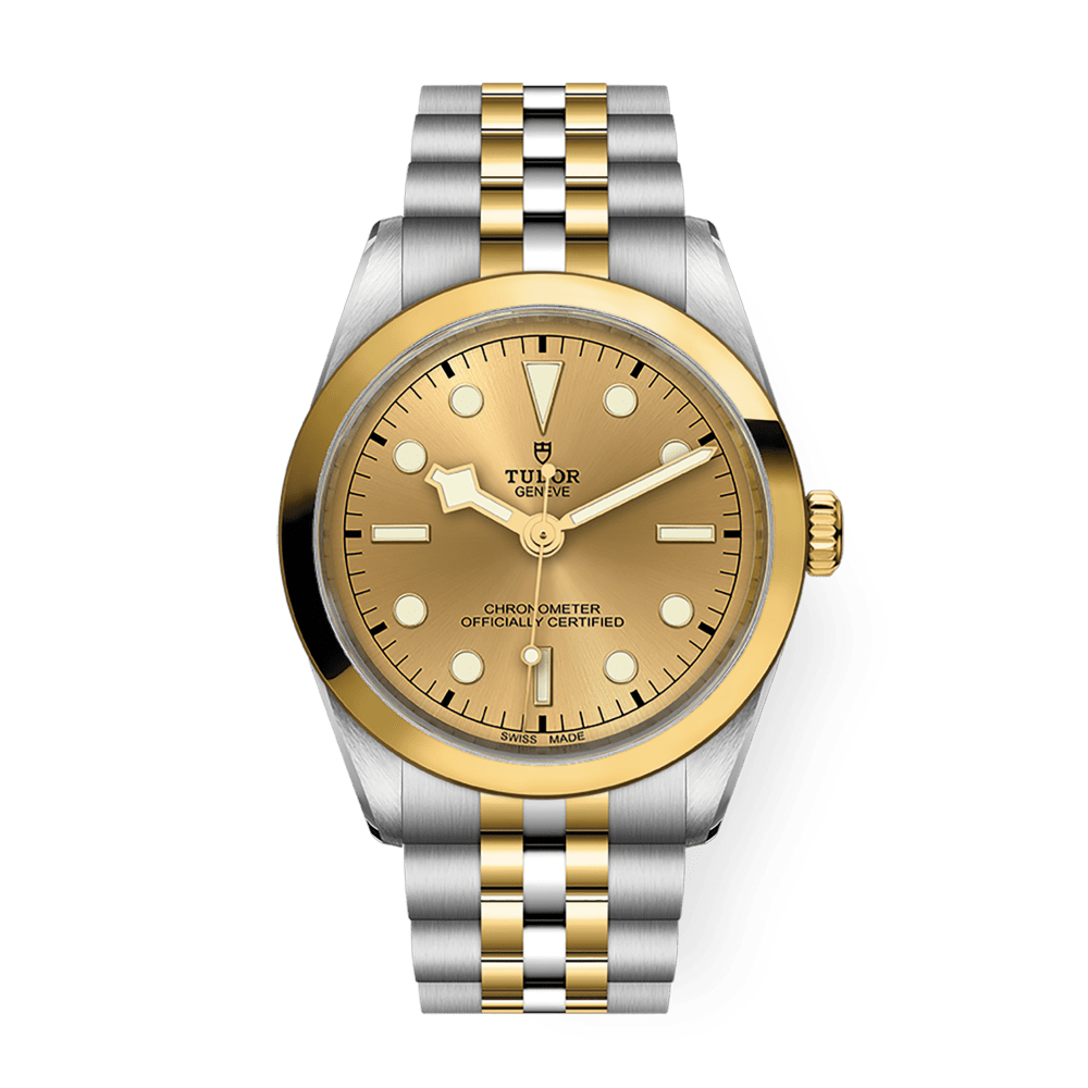 Tudor Black Bay Yellow Gold & Steel Champagne Dial 36mm M79643