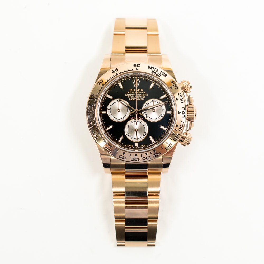 Rolex Daytona Rose Gold Black Dial 40mm 126505-0001 Make an