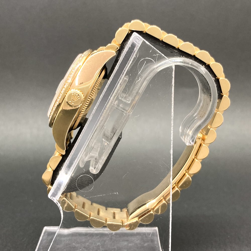 Rolex Lady-Datejust Yellow Gold Diamond Blue Dial 28mm 279138RBR