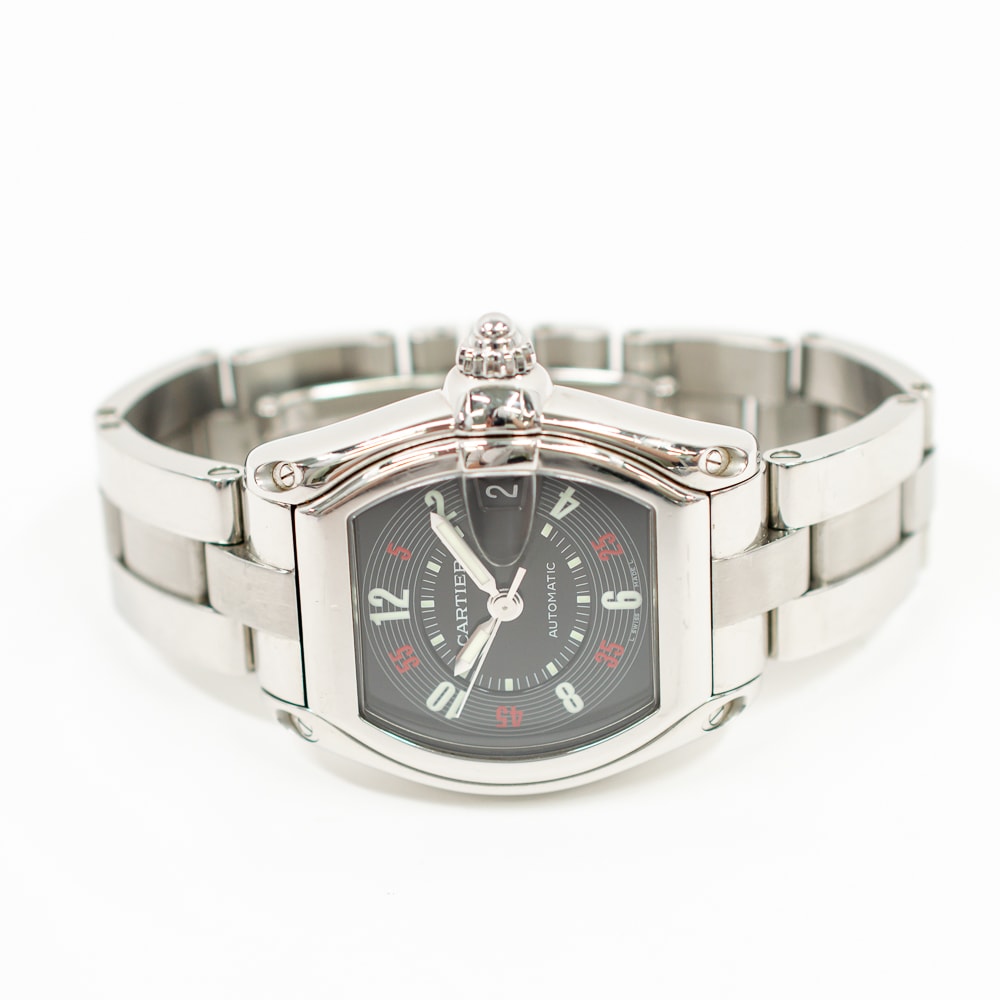 Cartier Roadster Steel Black Dial 38mm W62002V3 - Make an offer