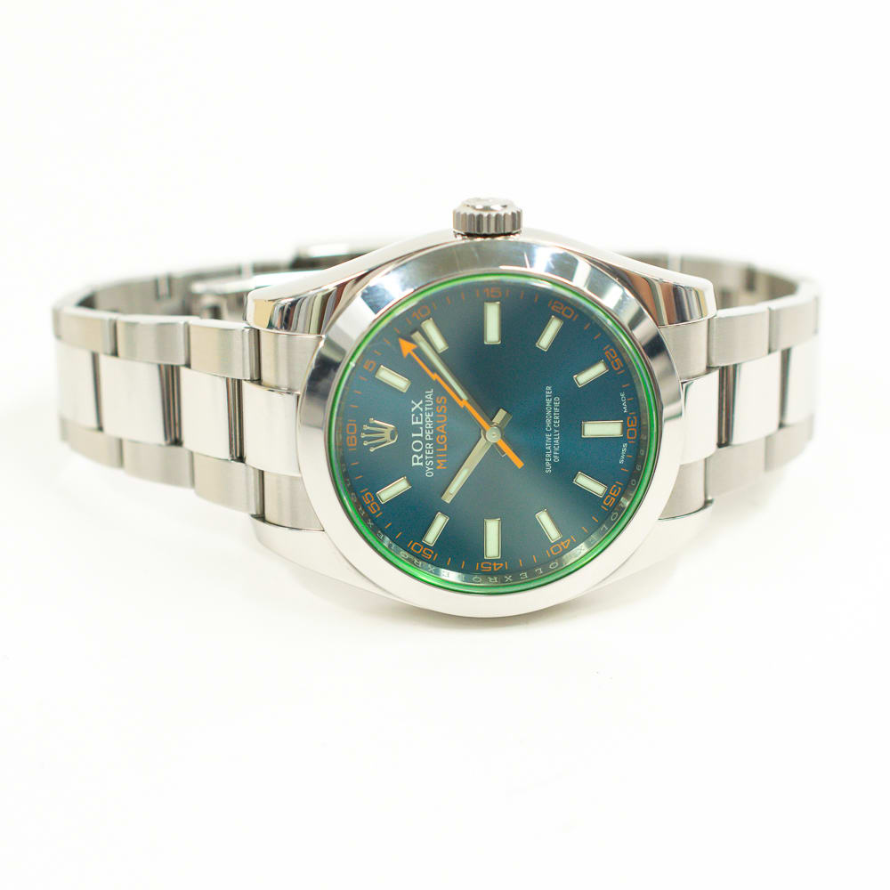 Rolex Milgauss GV Steel Z-Blue Dial 40mm 116400GV-0002 - Make an