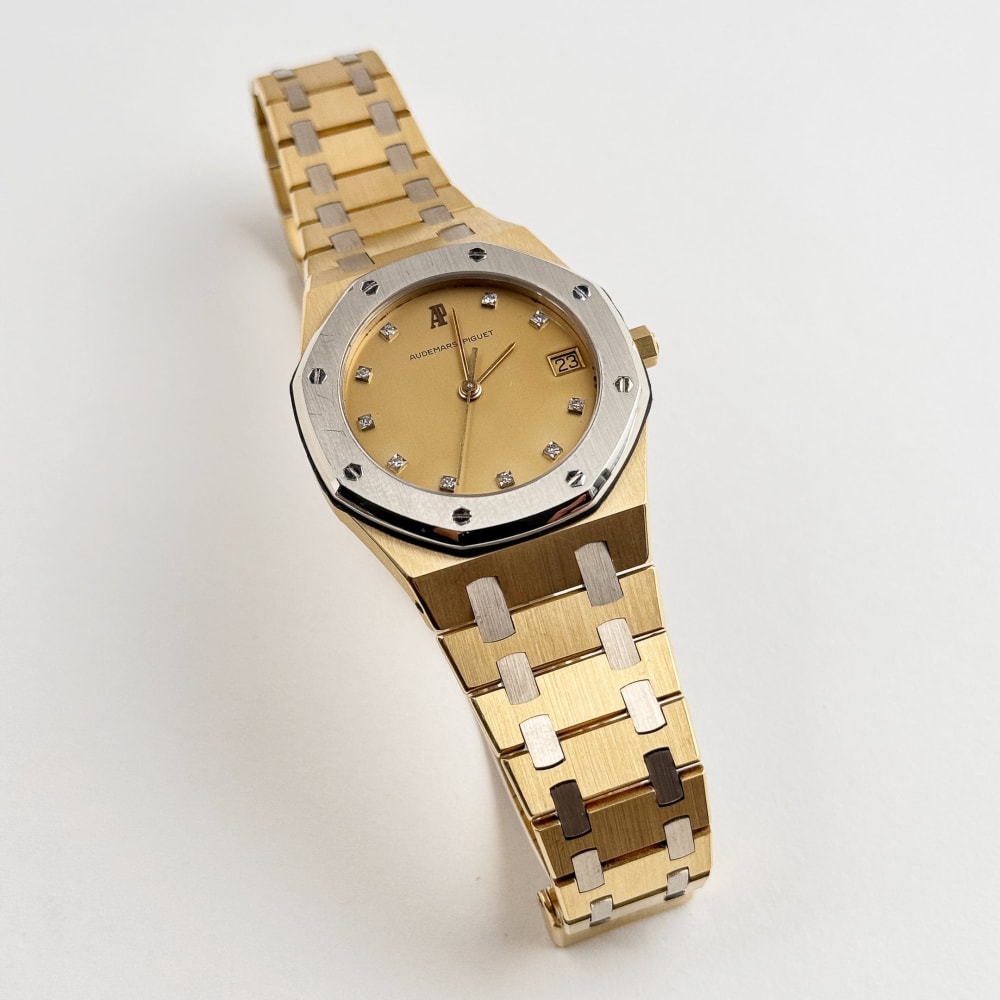 アドアーズ　ゴールド　 Audemars Piguet Royal Oak Yellow Gold & White Gold Champagne Dial