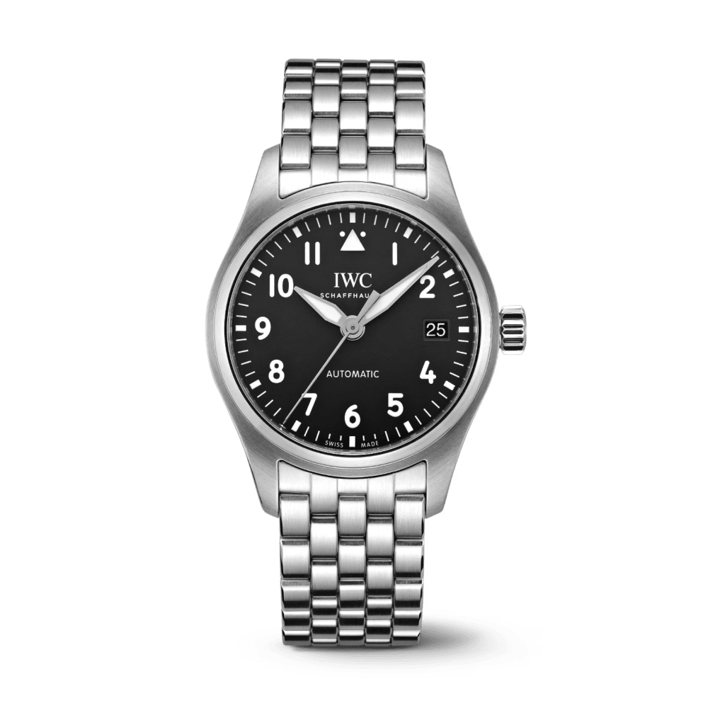IWC Pilot's Watch Steel Black Dial 36mm IW324010 - Make an offer