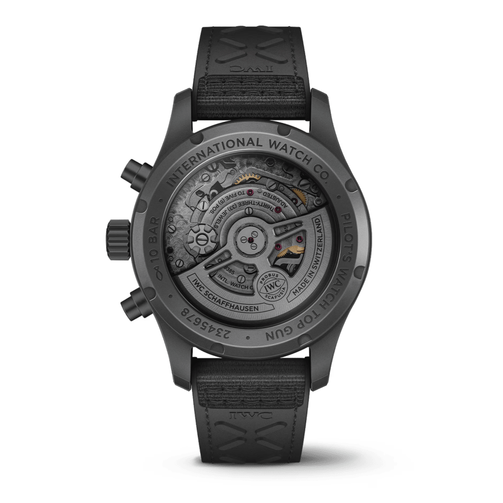 IWC Pilot's Watch Chronograph Top Gun Ceratanium Black Dial 41mm