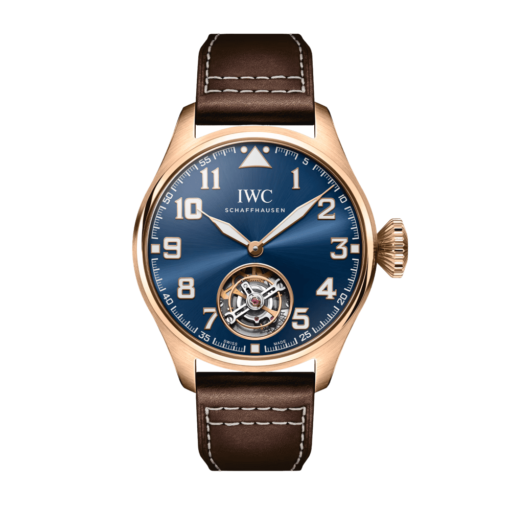 IWC Big Pilot's Watch Tourbillon Le Petit Prince Amour Gold Blue