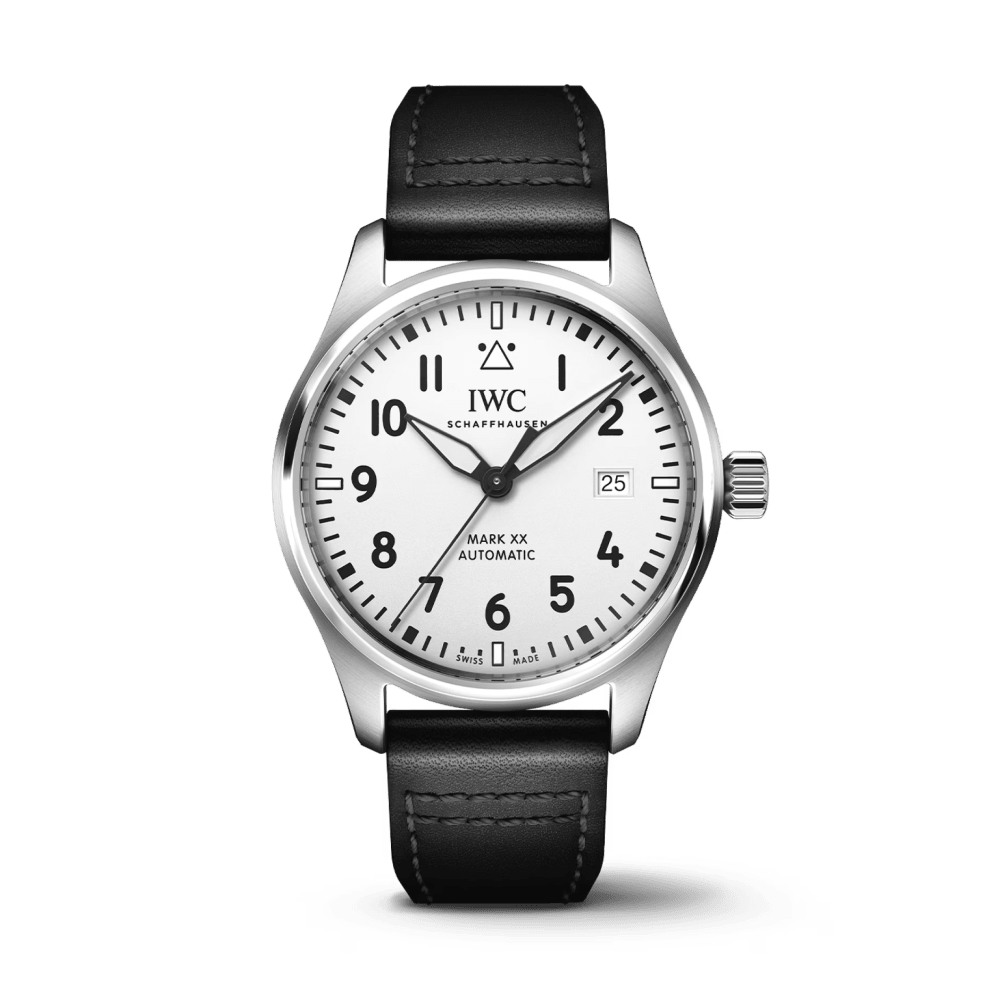IWC Pilot's Watch Mark XX Steel White Dial 40mm IW328207 - Make an