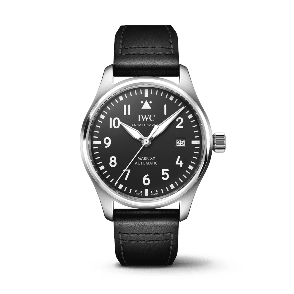 IWC Pilot's Watch Mark XX Steel Black Dial 40mm IW328201